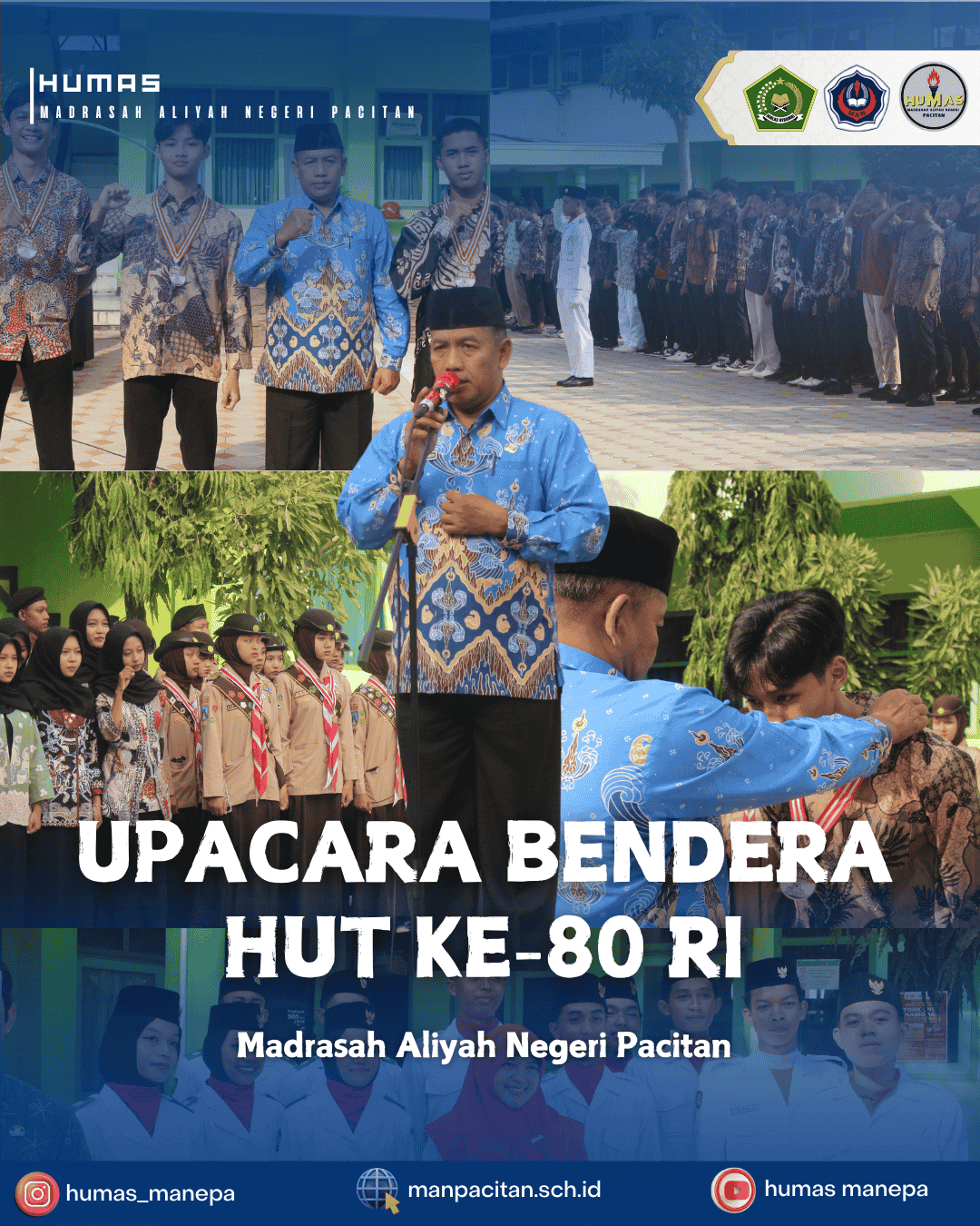 Humas Manepa ||UPACARA HUT KE-80 RI