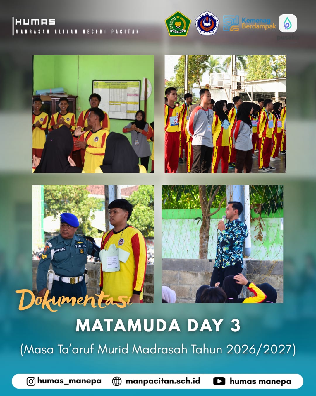 Humas Manepa || Matamuda MAN Pacitan Hari 3 Tahun Ajaran 2026/2027