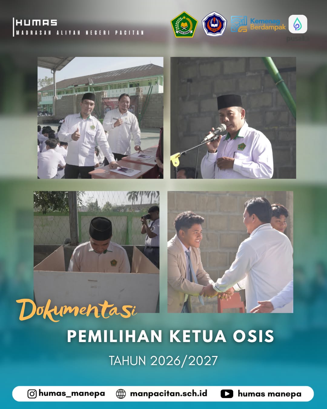 Humas Manepa || Pemilihan Ketua OSIS MAN Pacitan Tahun 2026/2027