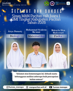 Humas MANEPA || Siswa Siswi MAN Pacitan Meraih Juara 1 OMI Tingkat Kab/Kota Pacitan